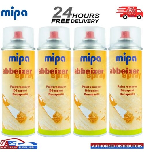 4x MIPA Abbeizer-Spray Paint Remover Decapant Decapante - 400ml