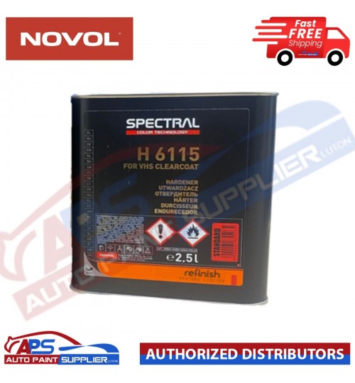 1 X NOVOL SPECTRAL H6115 2K HARDENER 2.5LTR STANDARD -FOR 565 , 565-00 & 525-00