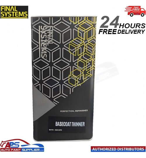 1x FINAL SYSTEMS BASECOAT THINNER – 5ltr