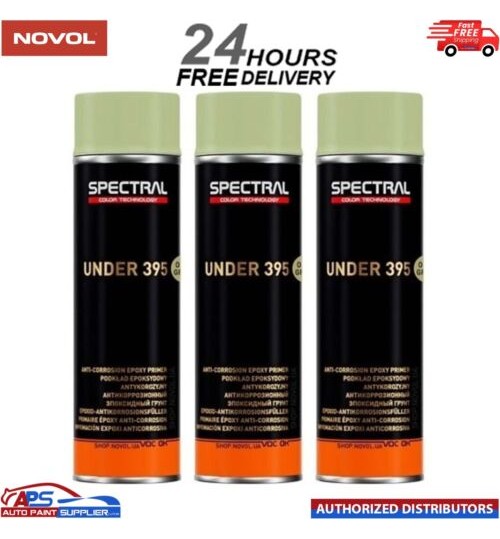 3x Novol Spectral Under 395 Olive Green epoxy primer - FAST DELIVERY
