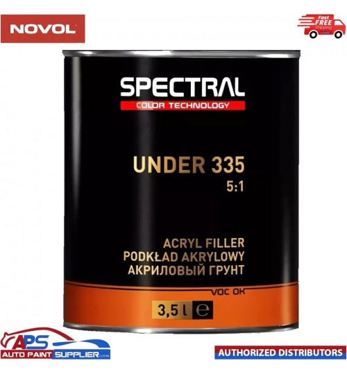 NOVOL SPECTRAL UNDER 335 5:1 PRIMER 3.5L P3 GREY - HIGH BUILD 2K ACRYL FILLER