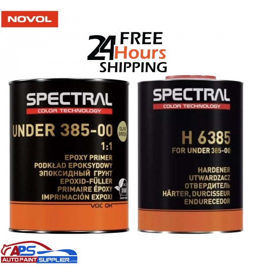 NOVOL SPECTRAL UNDER 385-00 2K 1:1 EPOXY PRIMER KIT WITH H6385 HARDENER 1.6L