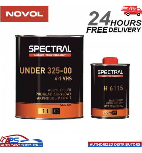 NOVOL SPECTRAL UNDER 325-00 WET ON WET WITH H 6115 PRIMER KIT 1.5L - P3 GREY