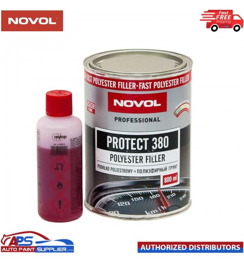 NOVOL PROTECT 380 POLYESTER SPRAY FILLER PRIMER KIT WITH 0.8L HARDENER
