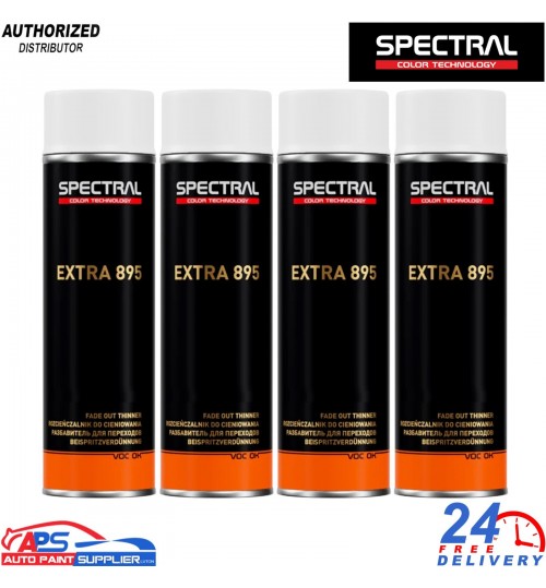 4x NOVOL Spectral 895 Fade Out Spray 500ml – Blending Thinner Aerosol
