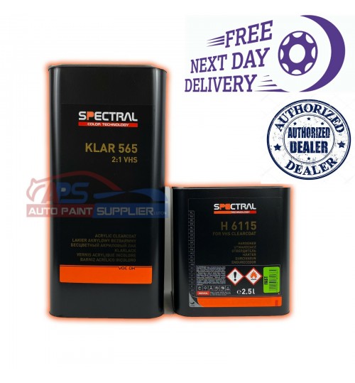 Novol Spectral Klar 565 VHS Clearcoat Lacquer Kit – 7.5L Kit with Fast Hardener
