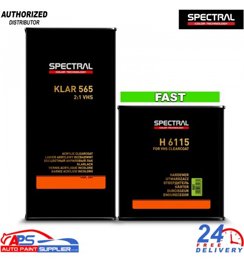 NOVOL Spectral Klar 565 2:1 VHS Lacquer Kit 7.5L + H6115 Fast Hardener