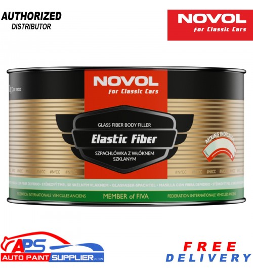 Novol Classic Car Elastic Fiber Bodyfiller 2kg – With Hardener