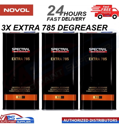 3 X NOVOL SPECTRAL EXTRA 785 UNIVERSAL DEGREASERS PANEL WIPE - FAST DELIVERY