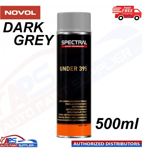 Novol Spectral UNDER 395 Epoxy Primer Aerosol Colour Dark Grey - 500ml