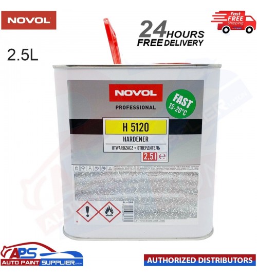 NOVOL H5120 FAST 2K HARDENER 2.5LTR - FOR 590 HS CLEARCOAT - FAST DELIVERY