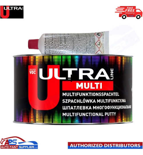 NOVOL Body Filler MULTIFUNCTIONAL Putty Dent Repair 1.75 KG - With Hardener Tube