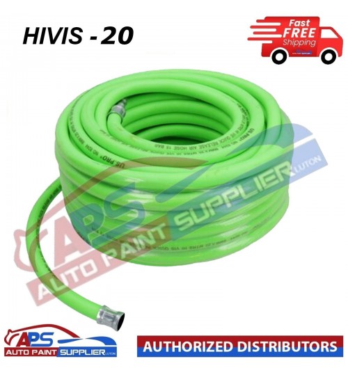 HIVIZ - 20 8MM ID X 15MM 20 BAR LENGTH : 20 METER Compressor Air Hose Flexible