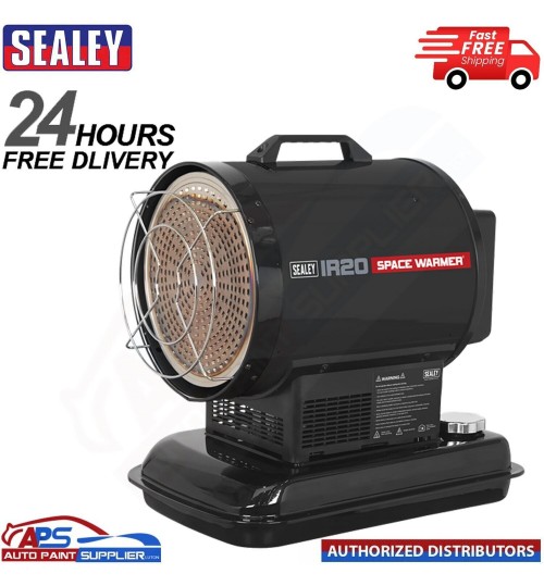 Sealey IR20 Infrared Paraffin Kerosene and Diesel Heater 20.5kW 230V