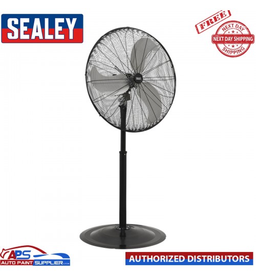 Sealey HVSF30 Industrial High Velocity Oscillating Pedestal Fan 30" 230V [Fans]