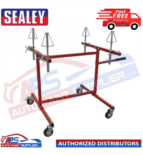 Sealey MK74 Alloy Wheel Repair/Painting Stand - 4-Wheel Capacity