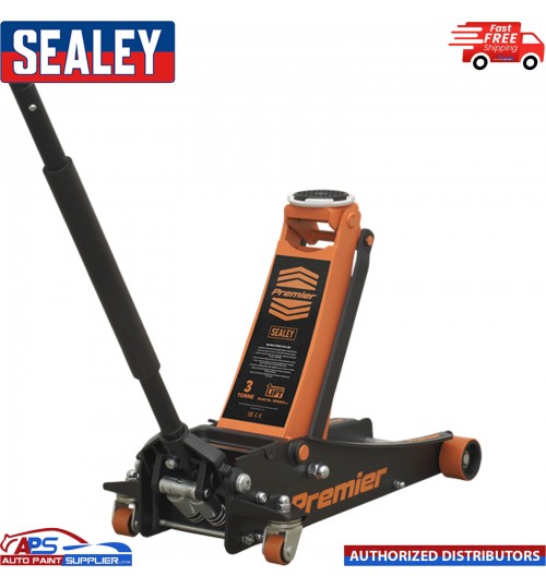 Sealey 3040AO Premier Tools 3 Tonne Rocket Lift Trolley Jack – Orange