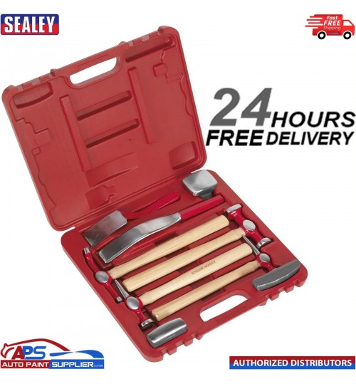 Sealey CB58 Panel Beating Set 9pc Bodywork Repair Kit in Case