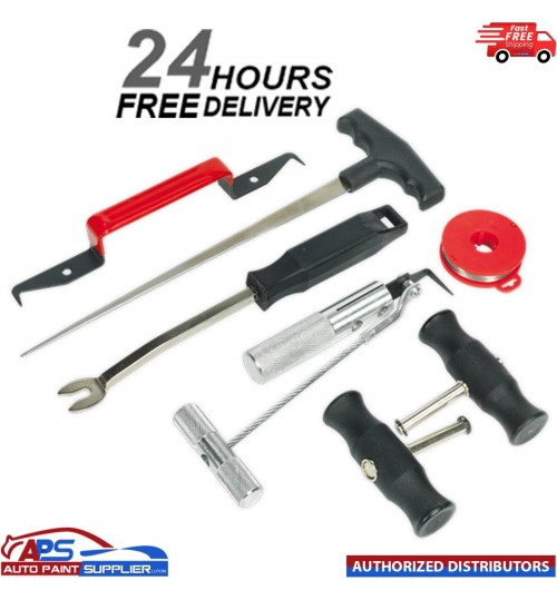 Sealey Windscreen Removal Tool Kit 7Pc Wk3 - FAST DELIVERY