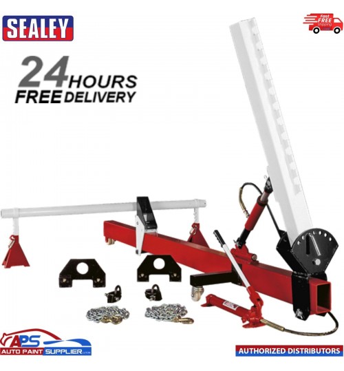 Sealey DZRE21 Hydraulic Car Chassis Straightener Kit Dozer with Variable Upright