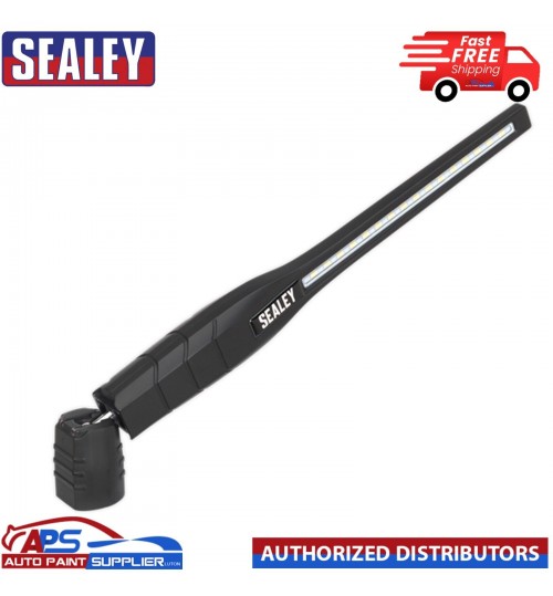 Sealey LED3604 Rechargeable 360° Slim Inspection Lamp 16 SMD LED + 1W LED BLACK