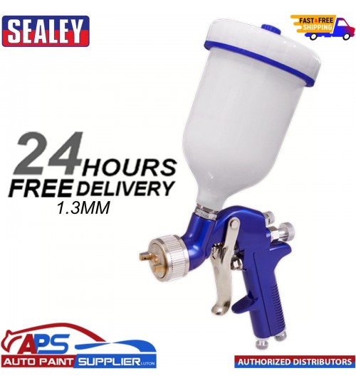 Sealey S713G Gravity Feed Spray Gun 1.3mm Set-Up