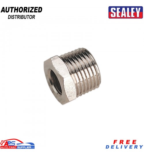 Sealey SA1/3814F Air Line Adaptor 3/8" BSPT Male to 1/4" BSP Female