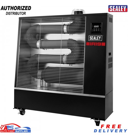 Sealey IR19 19kW Infrared Diesel Heater Industrial Wheeled Garage