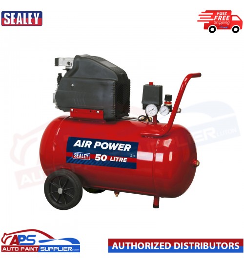 Sealey SA5020 Compressor 50ltr Direct Drive 2hp