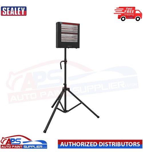 Sealey IR28CT Infrared Quartz Heater with Tripod Stand 230V 1.4/2.8kW