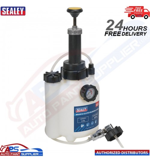 Sealey VS820 Brake and Clutch Bleeding System 2.5 ltr Bleed Tool Car Motorbike