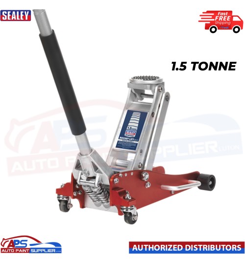 1.5 Tonne Aluminium Low Profile Trolley Jack with Rocket Lift