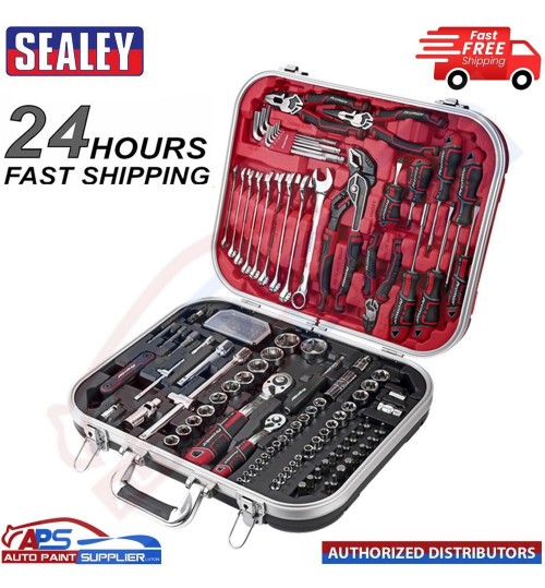 SEALEY AK7980 MECHANIC'S 144PC MECHANIC TOOL KIT SET SOCKET SCREWDRIVER RATCHET