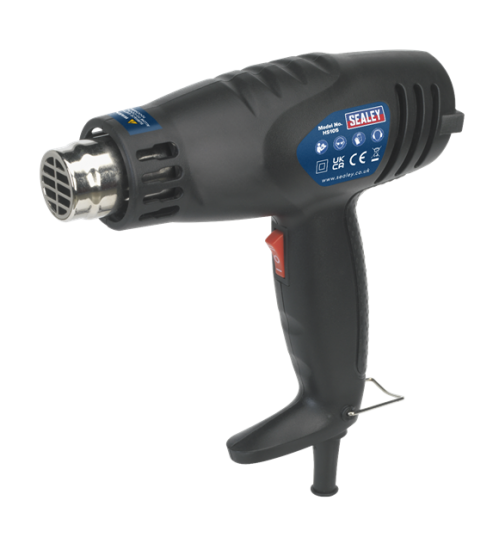 Sealey HS105 Hot Air Gun 1600W 2 Speed 375°C 500°C Paint Stripping Heat
