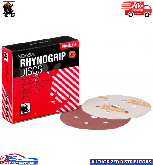 Indasa Rhynogrip Redline Discs 150mm 7 Holes